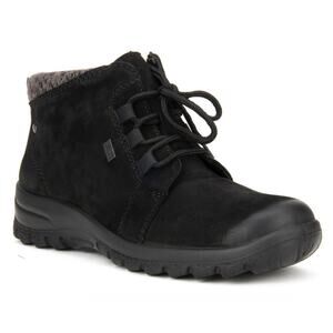 Rieker Boot L7140-00 Hillary Women's 36 / US 5 Suede Black Ankle Boot Lace Up